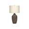 Monarch Specialties Lighting, 27 in.H, Table Lamp, Grey Ceramic, Beige Shade, Contemporary I 9709 - alternate 4